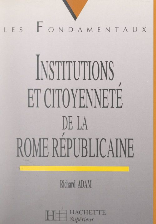 ebook cover of Institutions et citoyenneté de la Rome républicaine, by Richard Adam