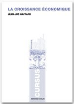 Couverture ebook de La croissance économique, de Jean-Luc Gaffard