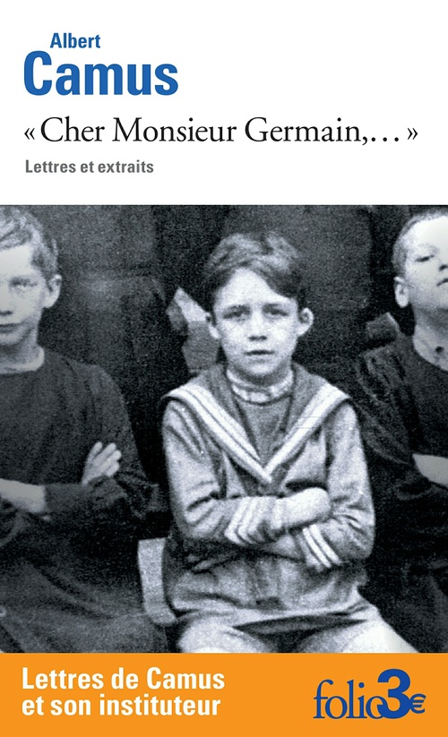 ebook cover of "Cher Monsieur Germain,..". Lettres de Camus et son instituteur, by Albert Camus