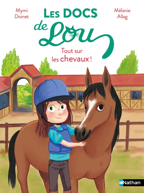 ebook cover of Les docs de Lou - Tout sur les chevaux !, by Mymi Doinet
