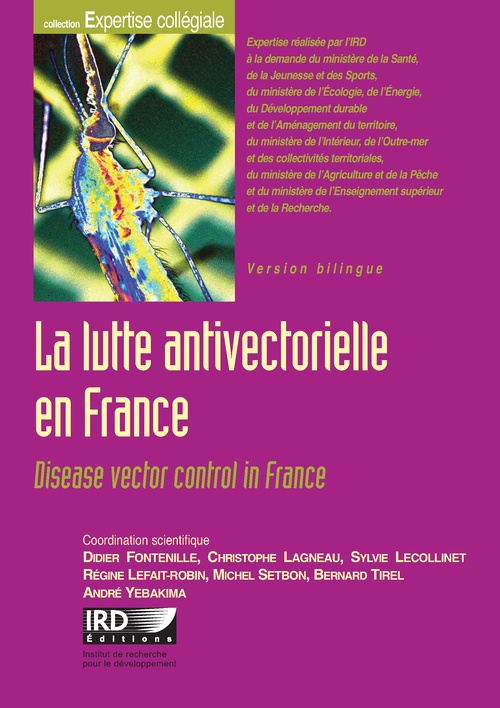 Couverture ebook de La lutte antivectorielle en France, de Yebakima/Tirel