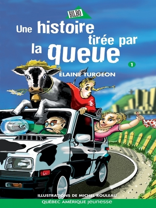 ebook cover of Flavie 01 - Une histoire tirée par la queue, by Elaine Turgeon
