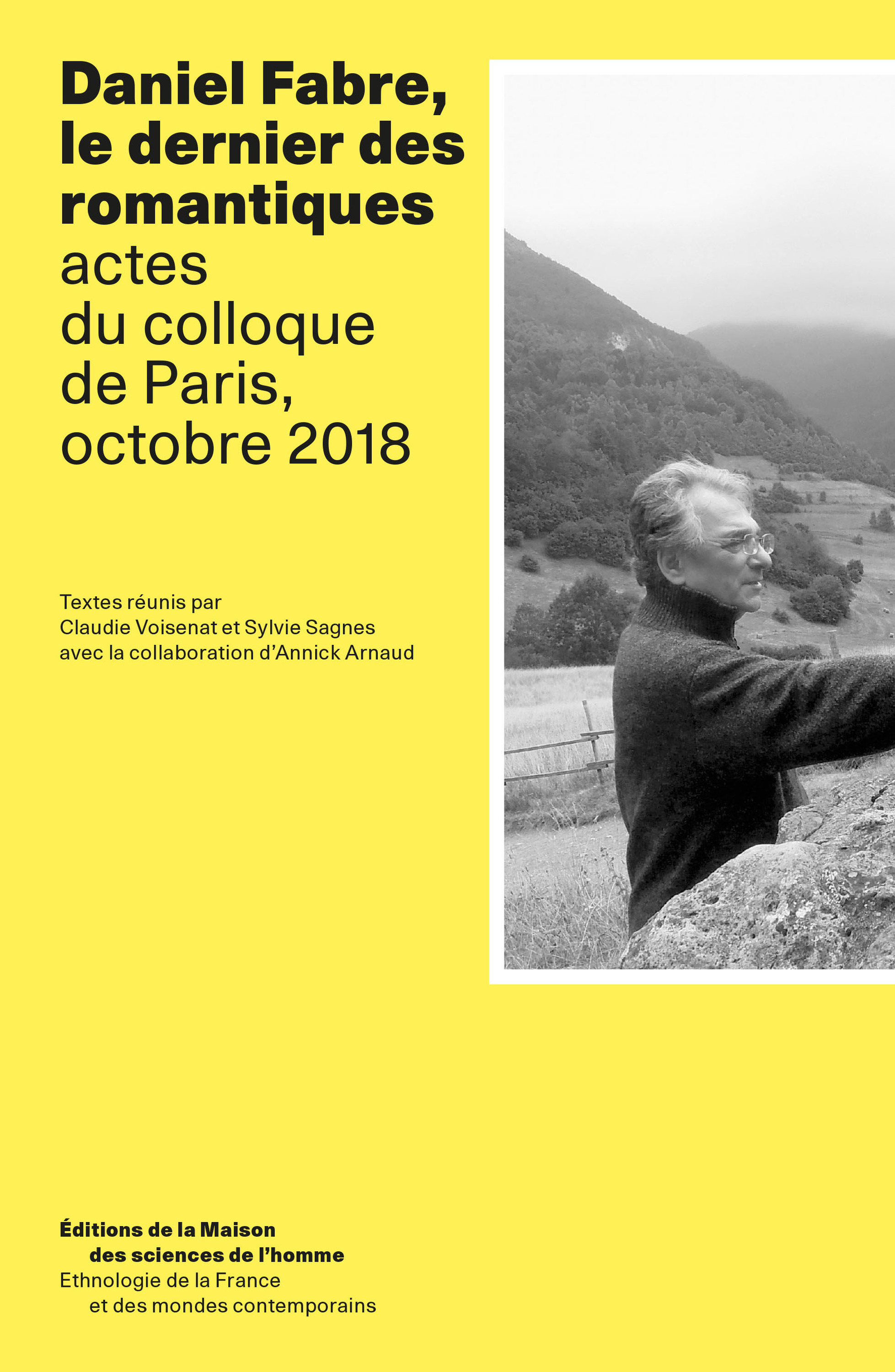 Couverture ebook de Daniel Fabre, le dernier des romantiques, de Sylvie Sagnes, Claudie Voisenat