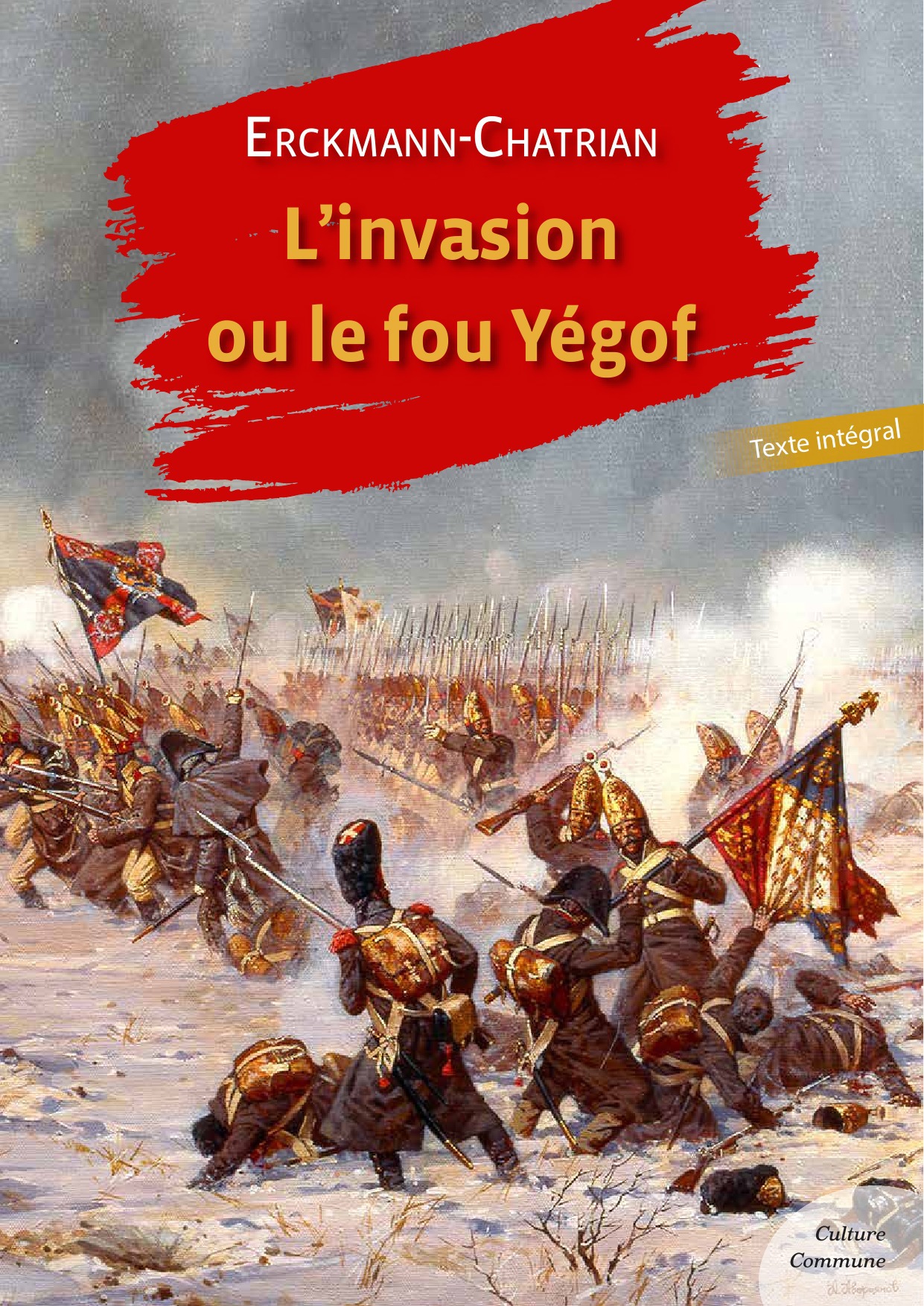 ebook cover of L'Invasion ou le fou Yégof, by Erckmann-Chatrian