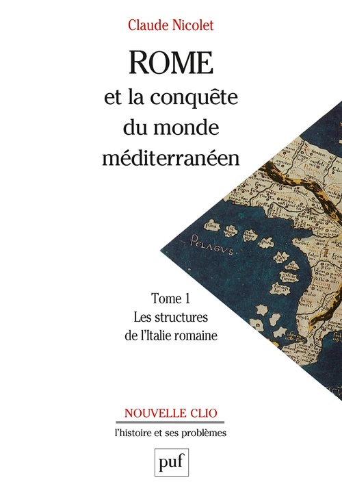 ebook cover of Les structures de l'Italie romaine, by Claude Nicolet