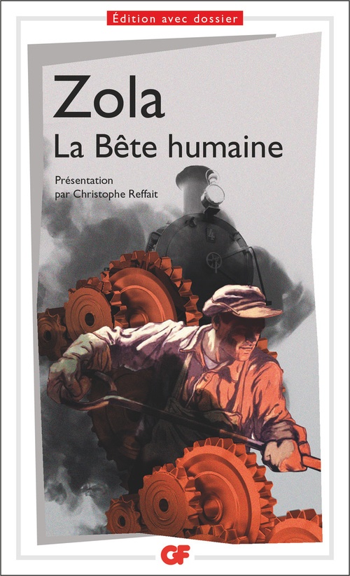 ebook cover of La Bête humaine, by Emile Zola