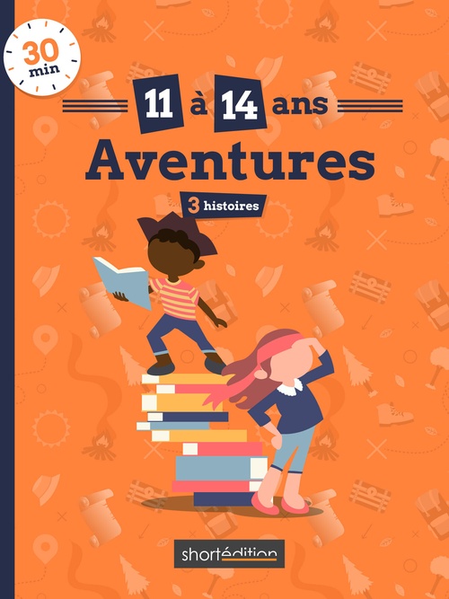 Couverture ebook de 3 histoires (11 - 14 ans) : Aventures #1, de Maxine Abadie, JJ. Joron, Antoine Sauvage
