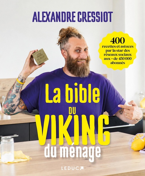 Couverture ebook de La bible du Viking du ménage, de Alexandre Cressiot