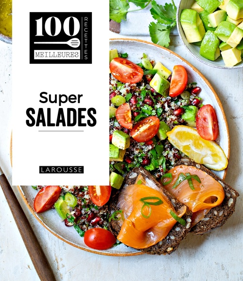 Couverture ebook de Super salades, de Collectif