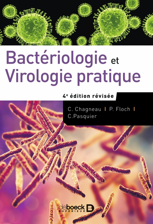 ebook cover of Bactériologie et virologie pratique, by Christophe Pasquier, Pauline Floch, Camille Chagneau