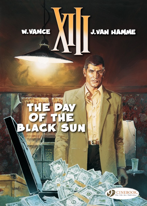 Couverture ebook de XIII - Volume 1 - The Day of the Black Sun, de Jean Van Hamme, William Vance