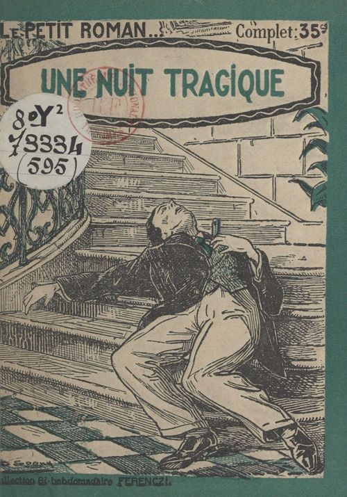 ebook cover of Une nuit tragique, by Marthe Doranne