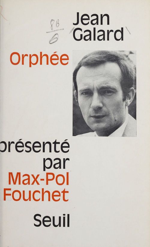 Couverture ebook de Orphée, de Jean Galard