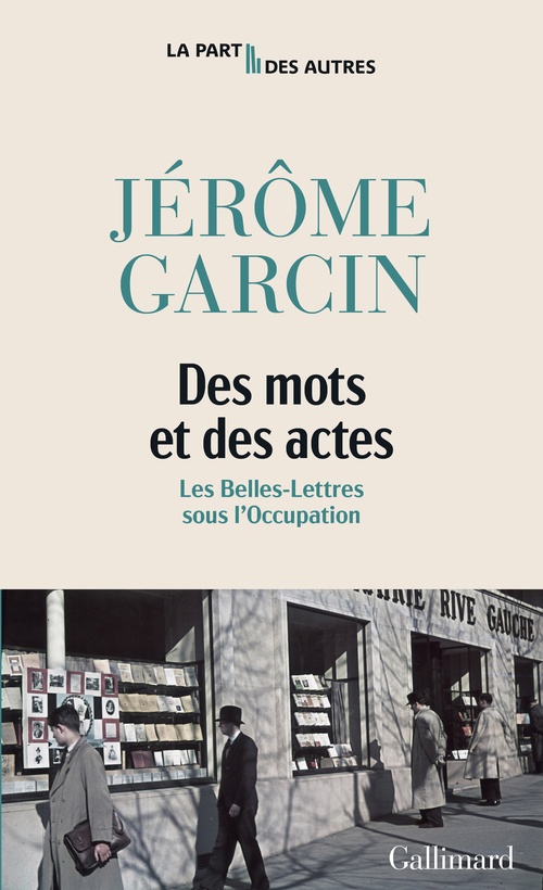ebook cover of Des mots et des actes, by Jérôme Garcin