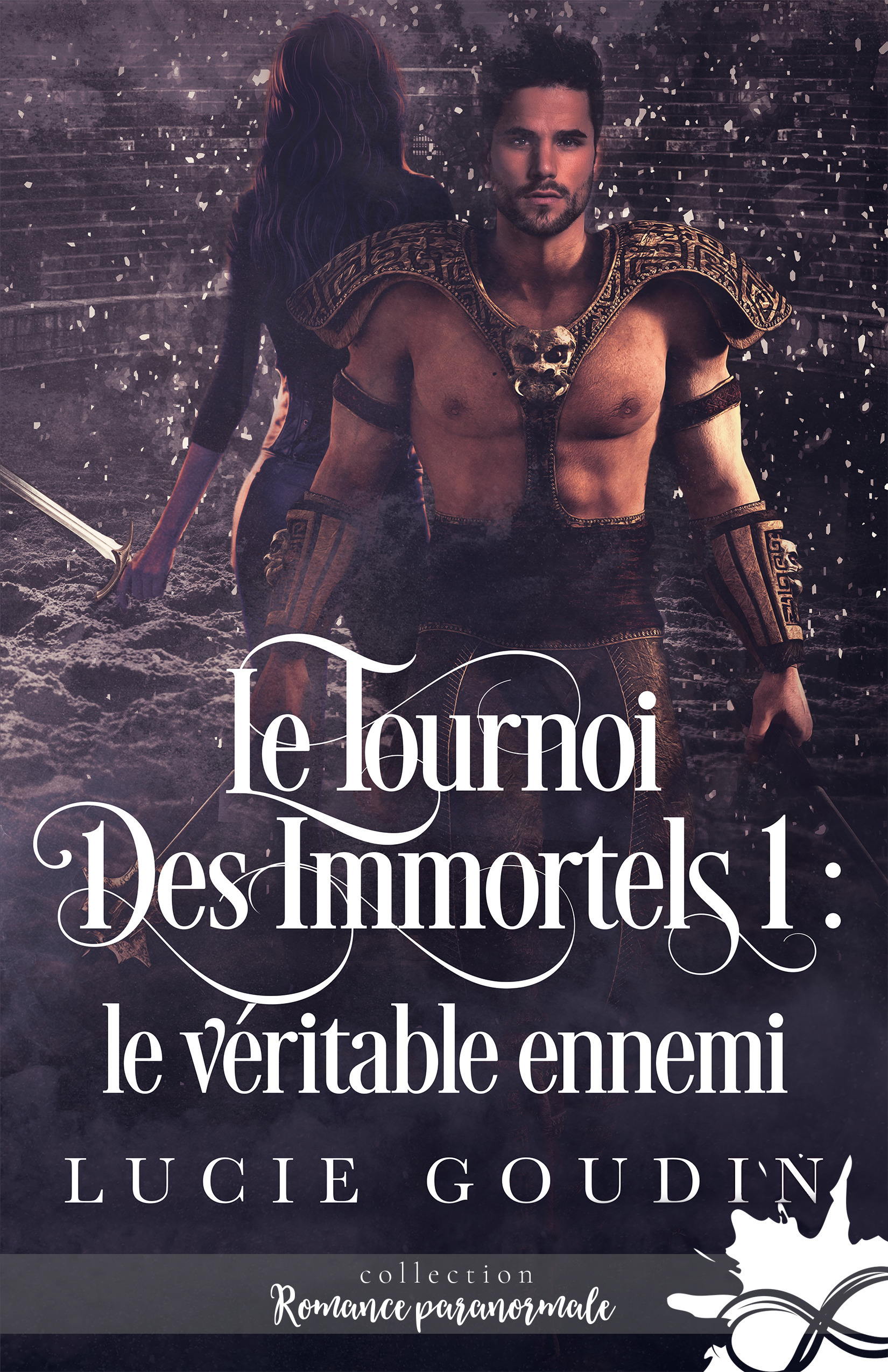 Couverture ebook de Le véritable ennemi, de Lucie Goudin