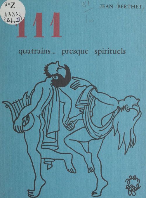 Couverture ebook de Cent onze quatrains... presque spirituels, de Jean Berthet