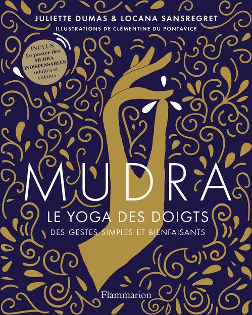 Couverture ebook de Mudra. Le yoga des doigts, de Juliette Dumas, Locana Sansregret