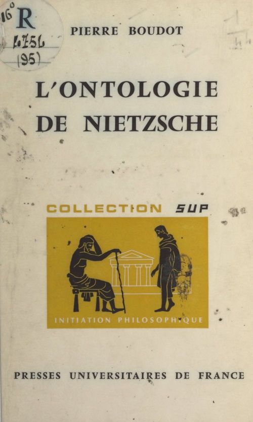 Couverture ebook de L'ontologie de Nietzsche, de Pierre Boudot