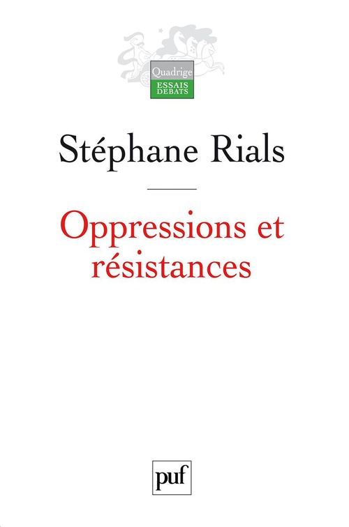 ebook cover of Oppressions et résistances, by Stéphane Rials
