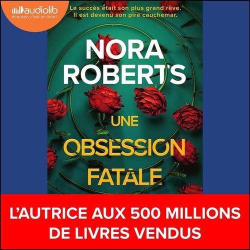 audiobook cover of Une obsession fatale, by Nora Roberts