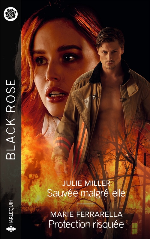 ebook cover of Sauvée malgré elle - Protection risquée, by Julie Miller, Marie Ferrarella