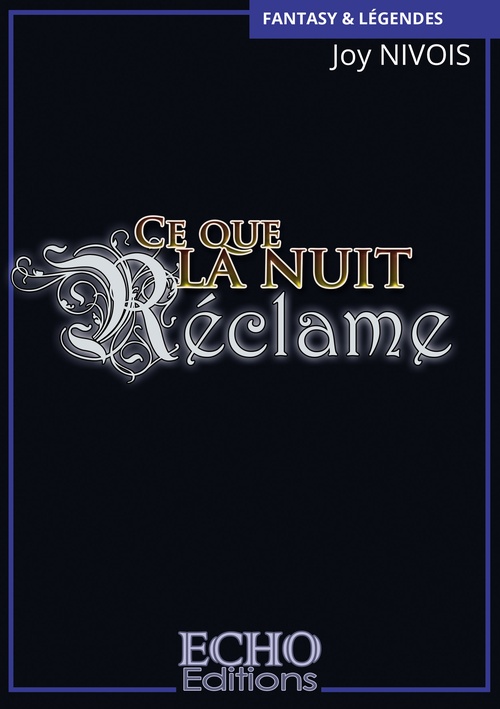 Couverture ebook de Ce que la nuit réclame, de Joy Nivois