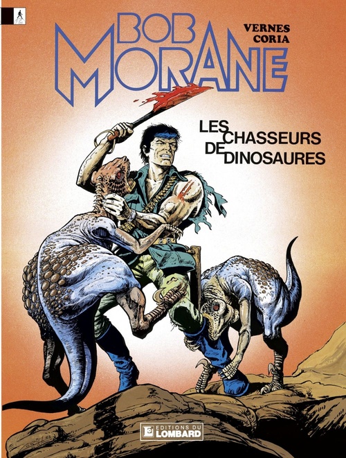 Couverture ebook de Bob Morane - Tome 14 - Les Chasseurs de dinosaures, de Vernes