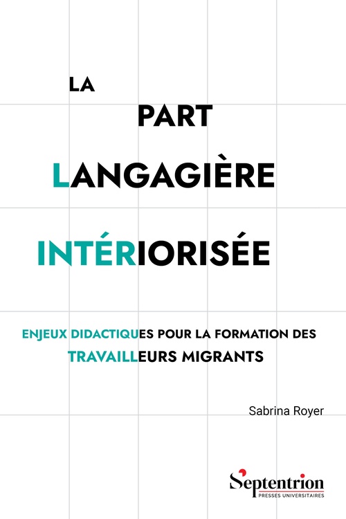 ebook cover of La part langagière intériorisée, by Sabrina Royer