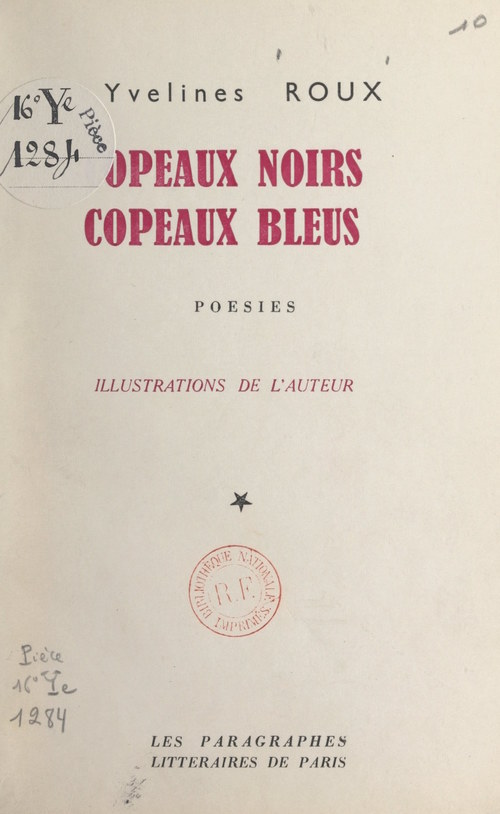 Couverture ebook de Copeaux noirs, copeaux bleus, de Yvelines Roux