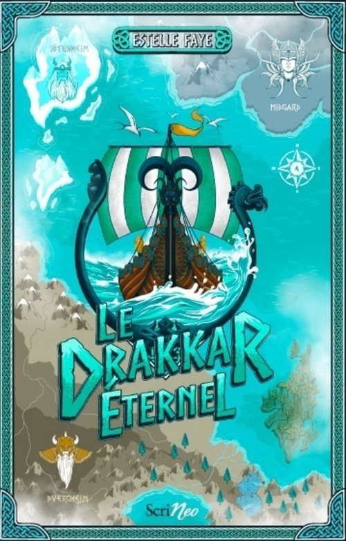 Couverture ebook de Le drakkar éternel, de Estelle Faye