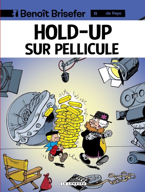 Couverture ebook de Benoît Brisefer (Lombard) - tome 8 - Hold-up sur pellicule, de Peyo