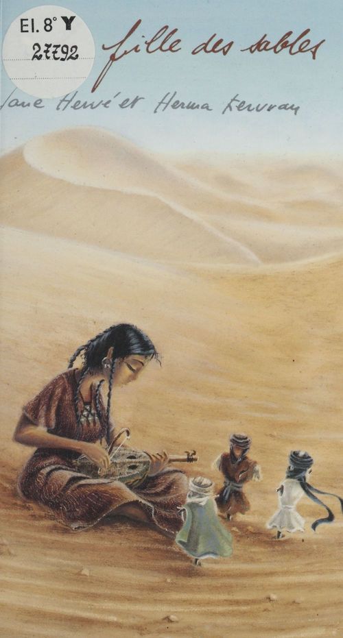 ebook cover of La Fille des sables, by Jane Herve, Herma Kervran