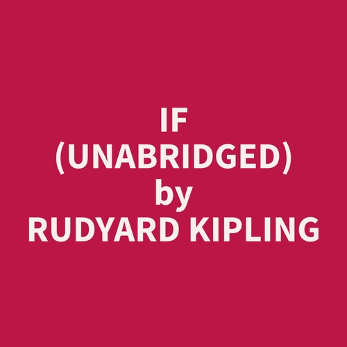 Couverture audiobook de IF (Unabridged), de Rudyard  Kipling
