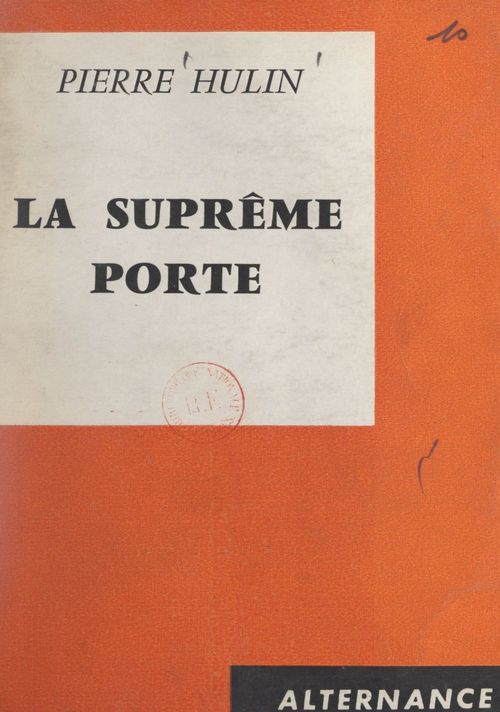 Couverture ebook de La suprême porte, de Pierre Hulin