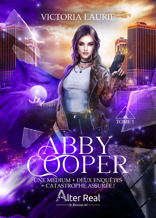 Couverture ebook de Une médium + deux enquêtes = catastrophe assurée !, de Victoria Laurie