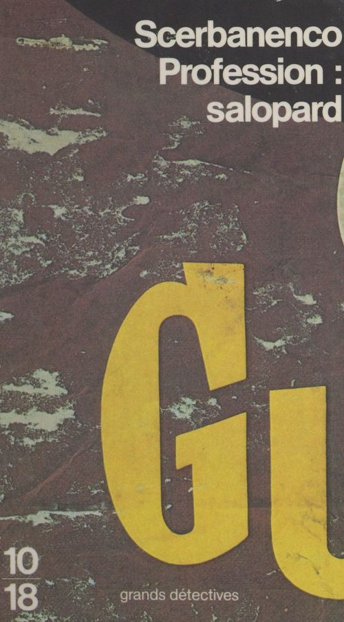 Couverture ebook de Profession : salopard, de Giorgio Scerbanenco