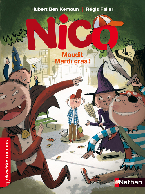Couverture ebook de Nico: maudit mardi gras, de Hubert Ben Kemoun, Régis Faller