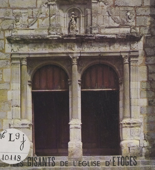Couverture ebook de Les gisants de l'église d'Étoges, de Robert Neuville