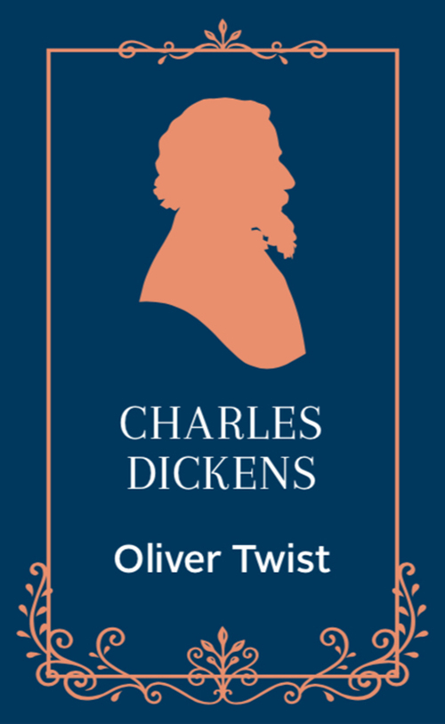 ebook cover of Oliver Twist, by Charles Dickens