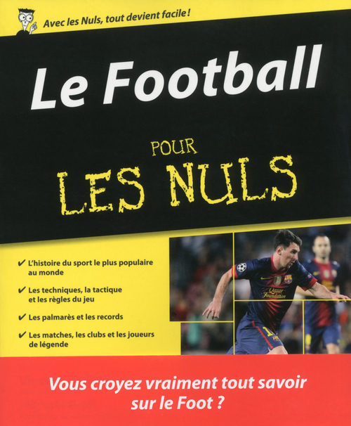 Couverture ebook de Le football pour les nuls, de Mickaël Grall, Vincent Radureau
