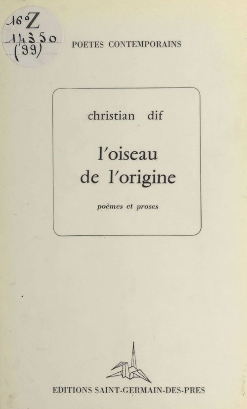 ebook cover of L'oiseau de l'origine, by Christian Dif