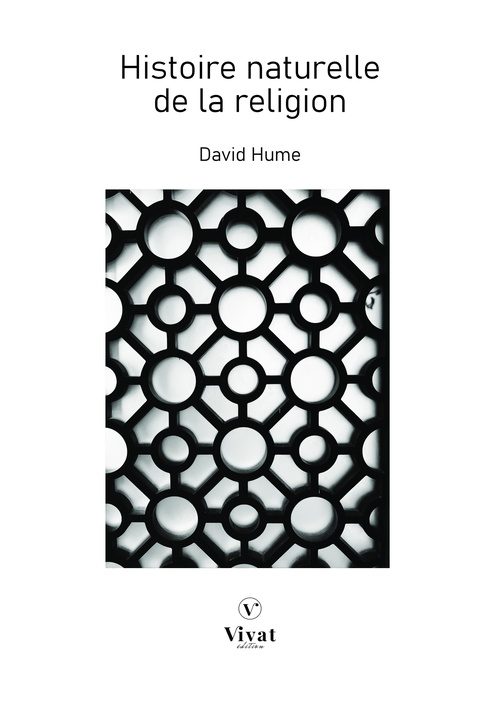 ebook cover of Histoire naturelle de la religion, by David Hume