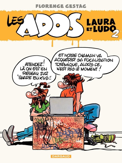 Couverture ebook de Les Ados Laura et Ludo - Tome 2, de Florence Cestac