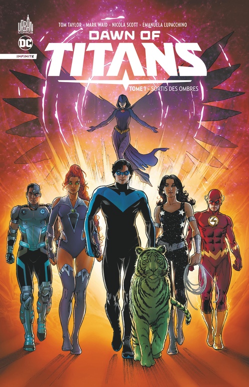 ebook cover of Dawn of Titans tome 1, by Tom Taylor, Collectif