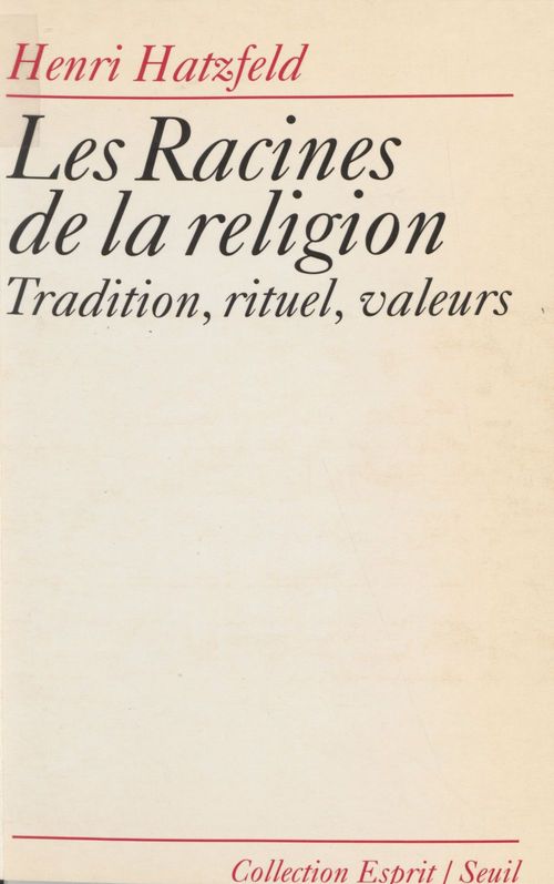 ebook cover of Les Racines de la religion, by Hatzfeld Henri