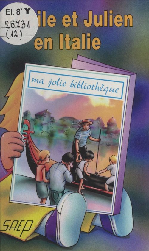 Couverture ebook de Lucile et Julien en Italie, de Micheline Genzling