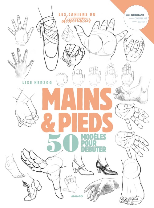 Couverture ebook de Mains et pieds, de Lise Herzog