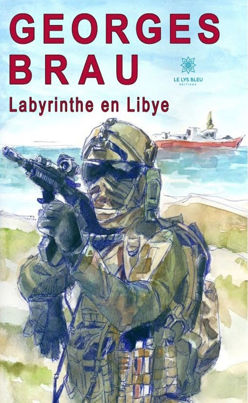 Couverture ebook de Labyrinthe en Libye, de Georges Brau
