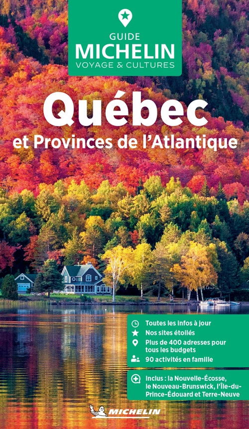 Couverture ebook de Guide Vert Québec et Provinces de l'Atlantique, de Collectif