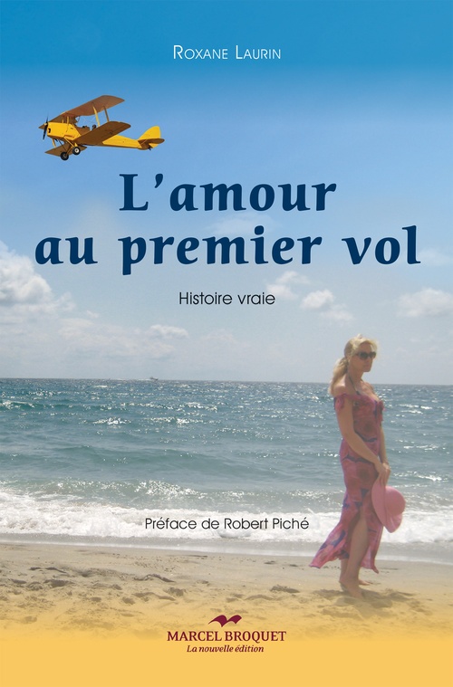 Couverture ebook de L'amour au premier vol, de Laurin Roxane